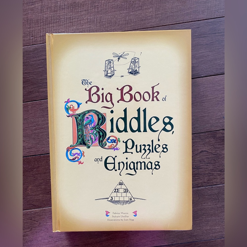 Big book of riddles, puzzles, & enigmas hardcover book